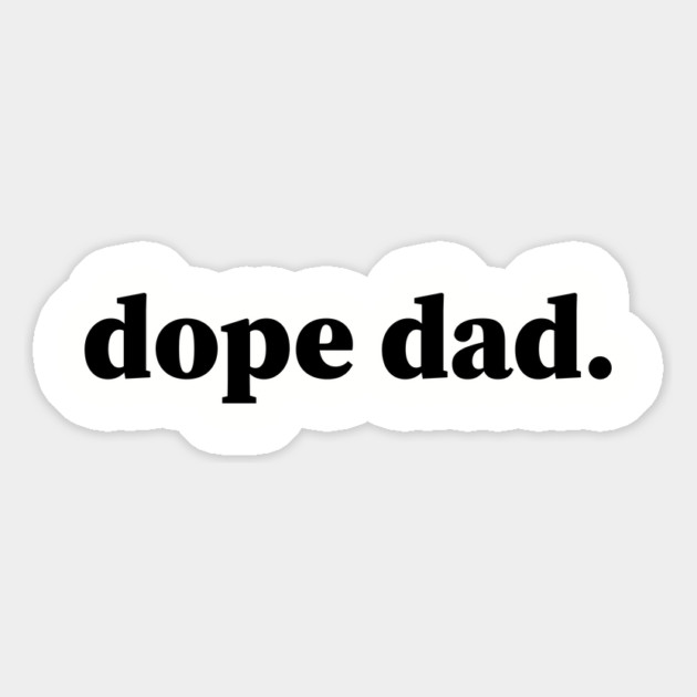 Dope Dad, Black Dad, Black Father Magnet by UrbanLifeApparel