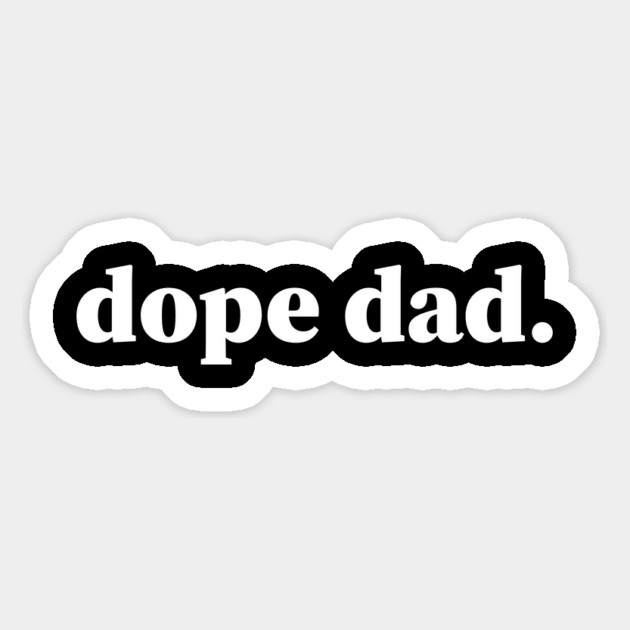 Dope Dad, Black Dads, Black Father Magnet by UrbanLifeApparel
