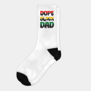 Dope Black Dad drip, Black Dad, Black Father Socks