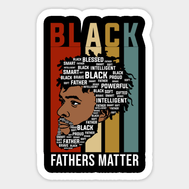 Black Fathers Matter, Black Fathers, Black Man Magnet by UrbanLifeApparel