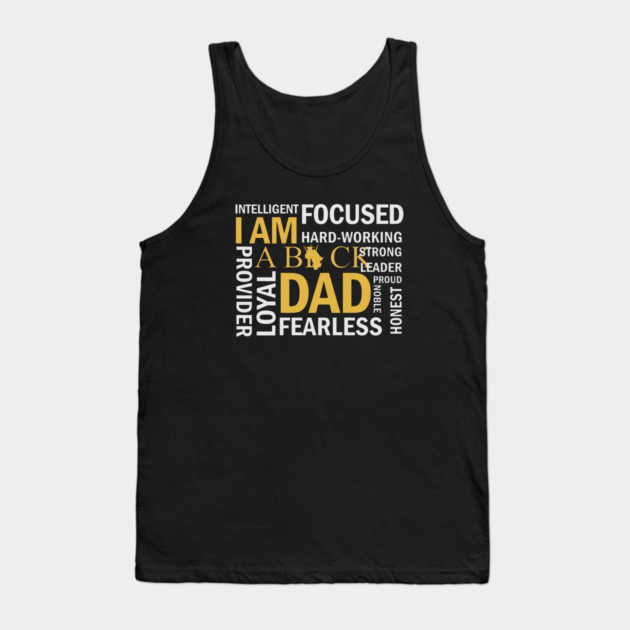 I am a Black Dad, Black Father Tank Top by UrbanLifeApparel