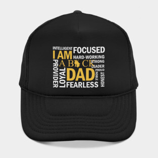 I am a Black Dad, Black Father Hat