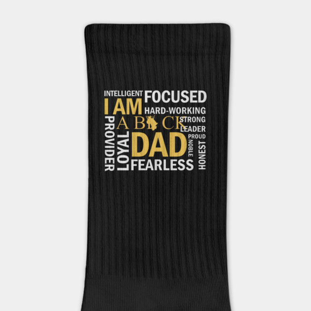I am a Black Dad, Black Father by UrbanLifeApparel