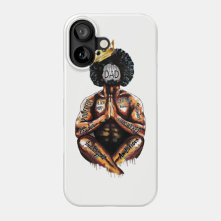 Intelligent Black Man, Black Dad, Black King Phone Case