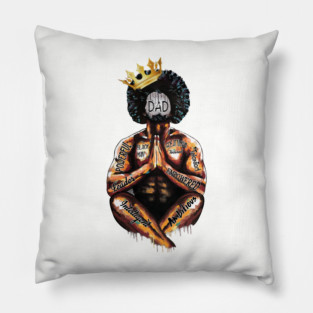 Intelligent Black Man, Black Dad, Black King Pillow