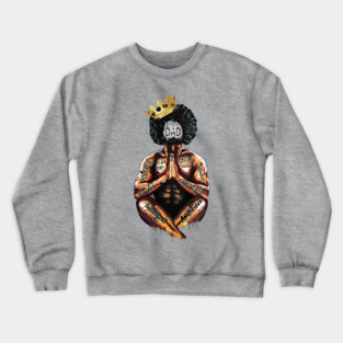 Intelligent Black Man, Black Dad, Black King Crewneck Sweatshirt