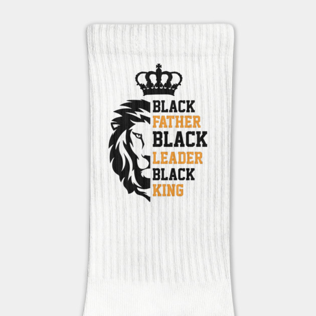 Black Father, Black Leader, Black King, Golden, Lion by UrbanLifeApparel