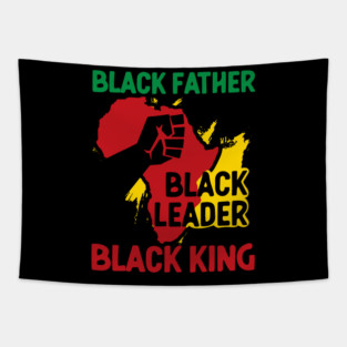 Black Father, Black Leader, Black King, Africa Tapestry