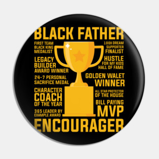Black Father Award, Black Dad, Black Father Pin