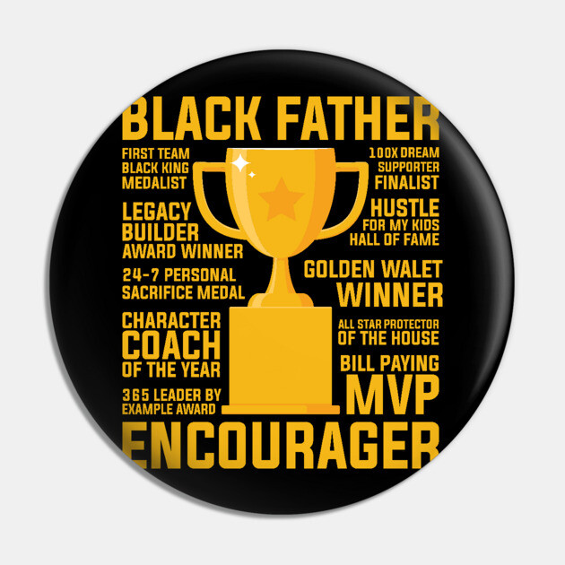 Black Father Award, Black Dad, Black Father Pin by UrbanLifeApparel