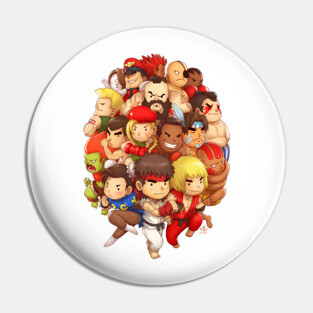 Street Fighter II Pin