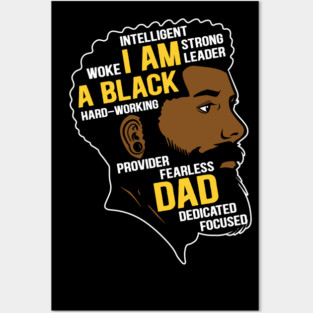 I am an Black Dad Posters and Art