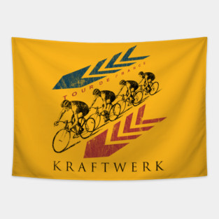 Vintage Kraftwerk Tour De France Tapestry