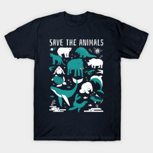 Save The Animals - Endangered Animals T-Shirt