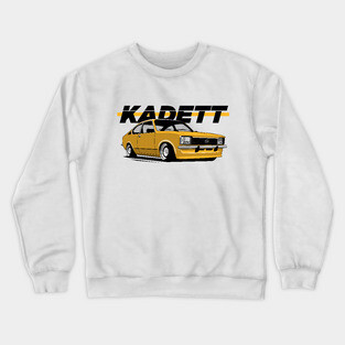 Opel Kadett C Yellow Crewneck Sweatshirt