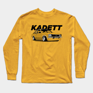 Opel Kadett C Yellow Long Sleeve T-Shirt