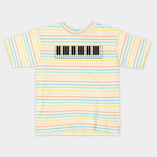 Minimal piano keys Kids T-Shirt