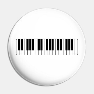 Minimal piano keys Pin
