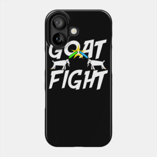 Goat Fight with Pool Noodles Phone Case