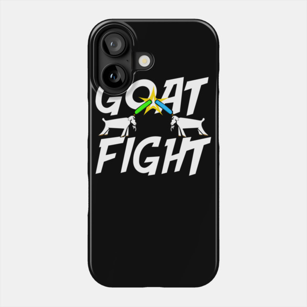 Goat Fight with Pool Noodles Phone Case by belownormal