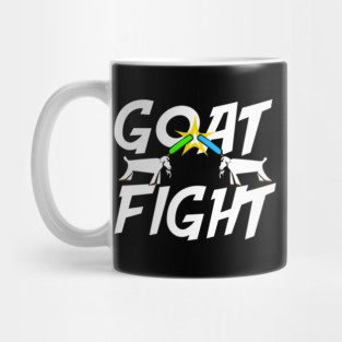 Goat Fight with Pool Noodles Mug