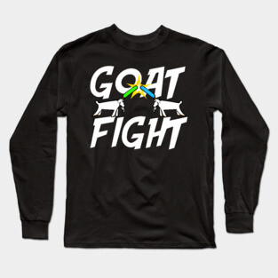 Goat Fight with Pool Noodles Long Sleeve T-Shirt