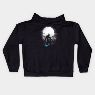 Mountain God of War - Epic Video Game - Kratos Hero Kids Hoodie