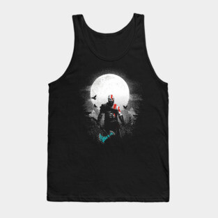 Mountain God of War - Epic Video Game - Kratos Hero Tank Top