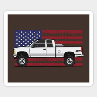 USA Truck Magnet