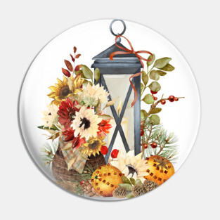 Fall Lantern A Pin