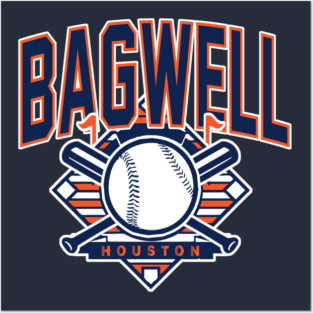 Vintage Houston Baseball Bagwell Posters and Art