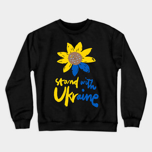 Stand With Ukraine Crewneck Sweatshirt