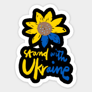 Stand With Ukraine Sticker