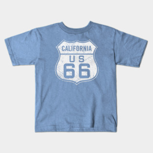 California Route 66 V03 Kids T-Shirt