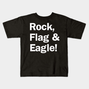 Rock, Flag & Eagle Kids T-Shirt