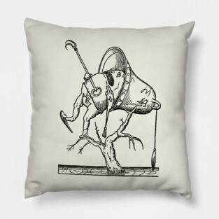 Grotesque #67 The Drolatic Dreams of Pantagruel (1565) Pillow