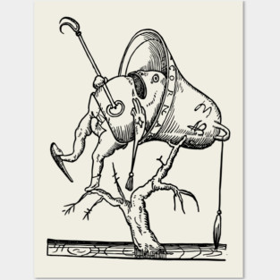 Grotesque #67 The Drolatic Dreams of Pantagruel (1565) Posters and Art