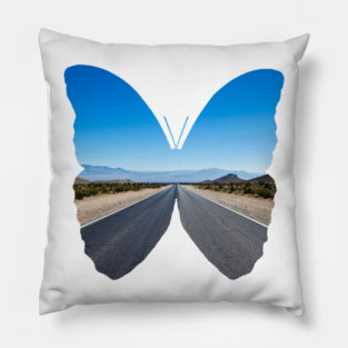 Roadside Butterfly Pillow