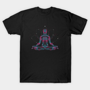 Reki Healing Yoga Meditaion 7 Chakras T-Shirt