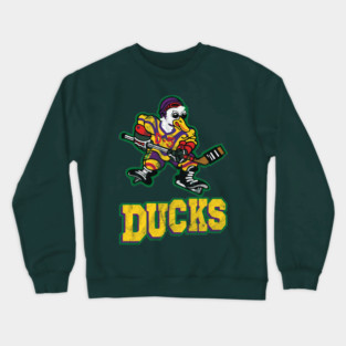 Classic Mighty Ducks Logo Crewneck Sweatshirt