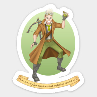 Cel Sidebottom - Quote T-Shirt Sticker