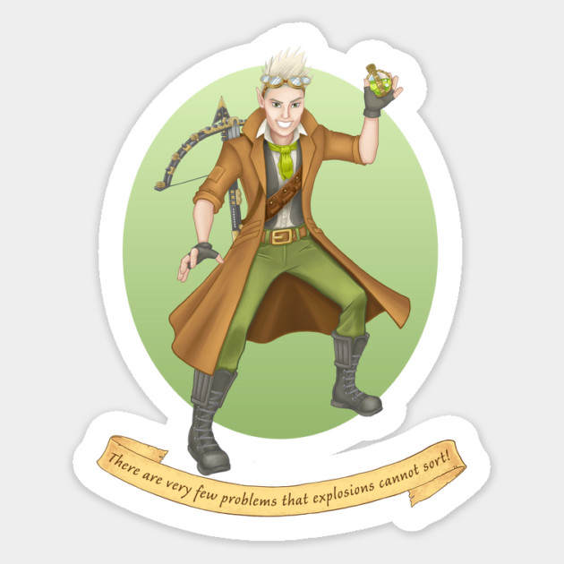 Cel Sidebottom - Quote T-Shirt Sticker by Rusty Quill