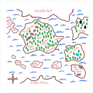 Audio Drama Fantasy Map Posters and Art