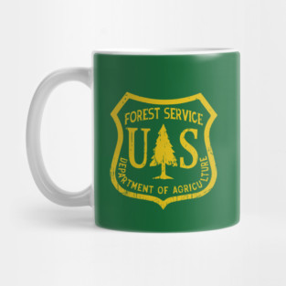 Forest Service Vintage Emblem Mug
