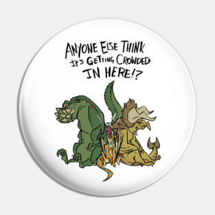 Crowded Monster Hunter Pin