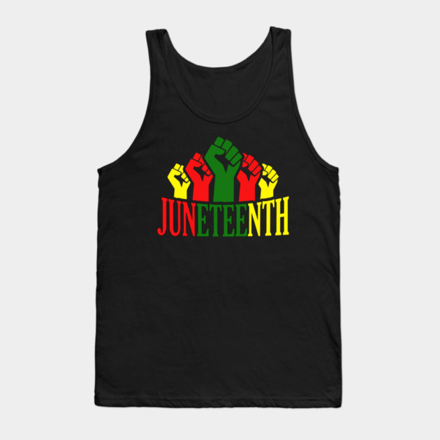 Juneteenth, Black History, Freedom, black power Tank Top by UrbanLifeApparel