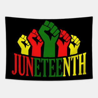 Juneteenth, Black History, Freedom, black power Tapestry