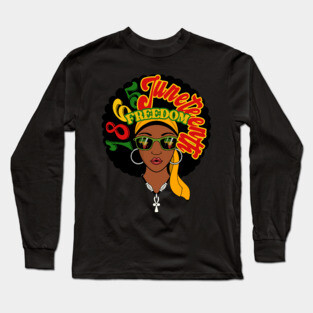 1865, Juneteenth, Freedom Long Sleeve T-Shirt