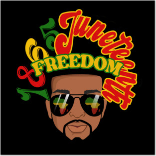 1865, Juneteenth, Freedom, Black Man Posters and Art