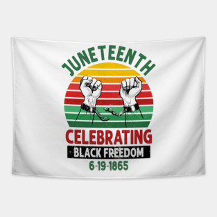 Juneteenth, Celebrating Black Freedom, 6-19-1865, Black History, unchained Tapestry
